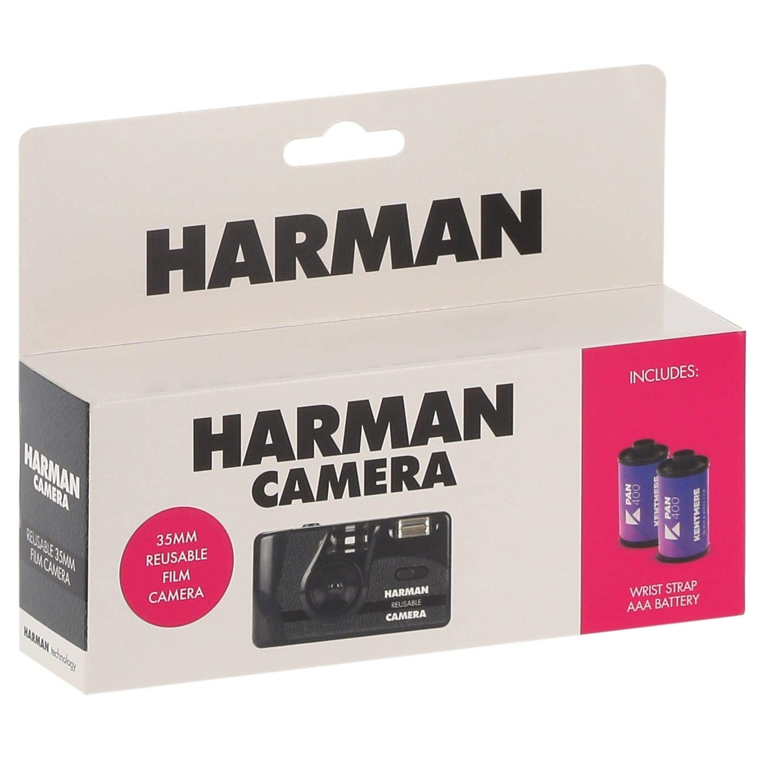Harman Disposable/Rechargeable Camera + 2 B&W Films 36 Poses